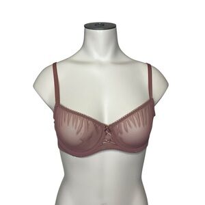 VICTORIA’S SECRET sz 36B Bra Dream Angels Balconette Convertible Underwire Sheer